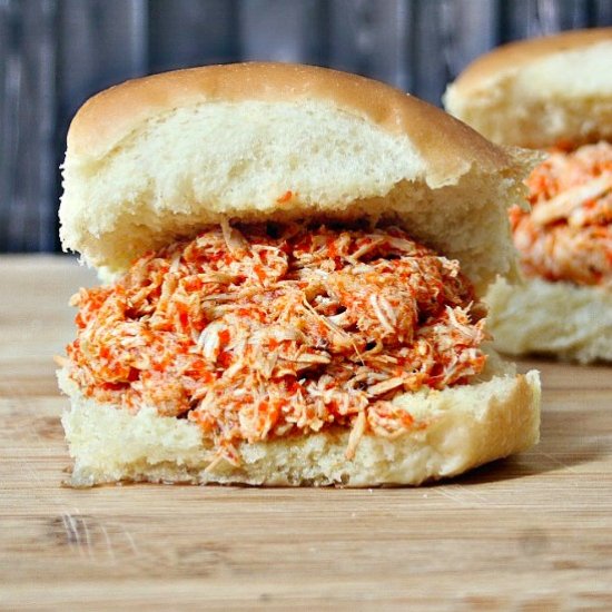 Pulled Buffalo Chicken Sandwiches