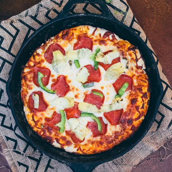 Crispy Skillet Pizza