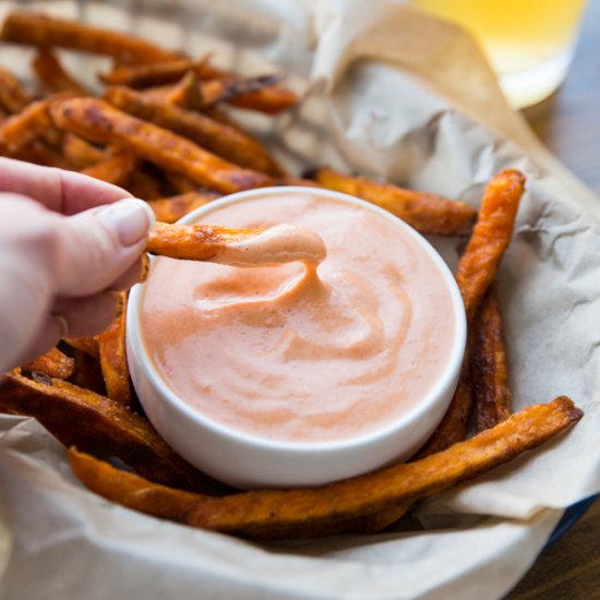 Vegan Roasted Red Pepper Aioli