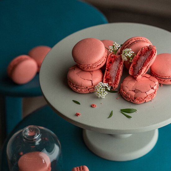 Macaroon with Berries