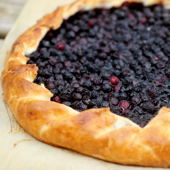 Saskatoon Berry Galette