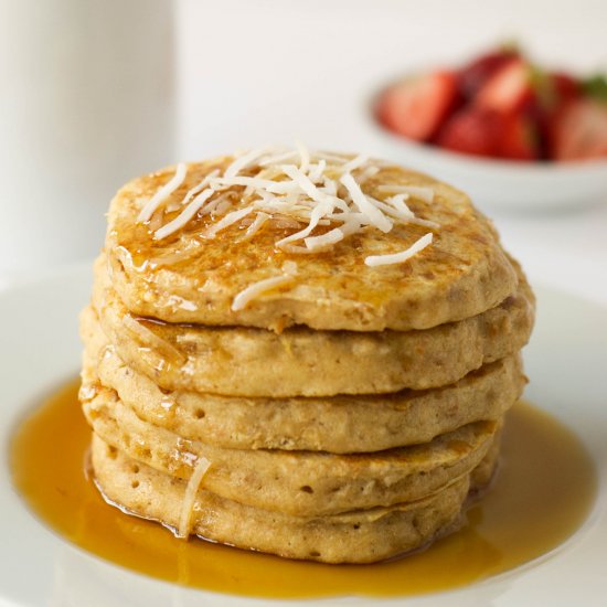 Toasted Coconut Pancakes