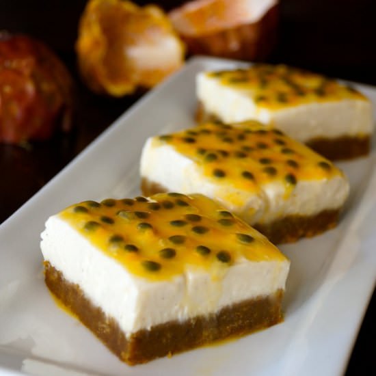 Passion-Fruit Cheesecake Bars