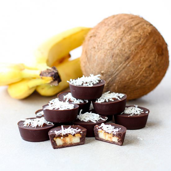 Cacao and Banana Freezer Treats