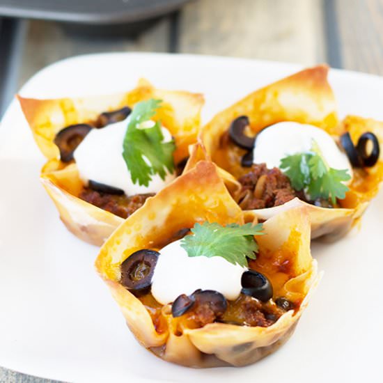 Beef Enchilada Cups