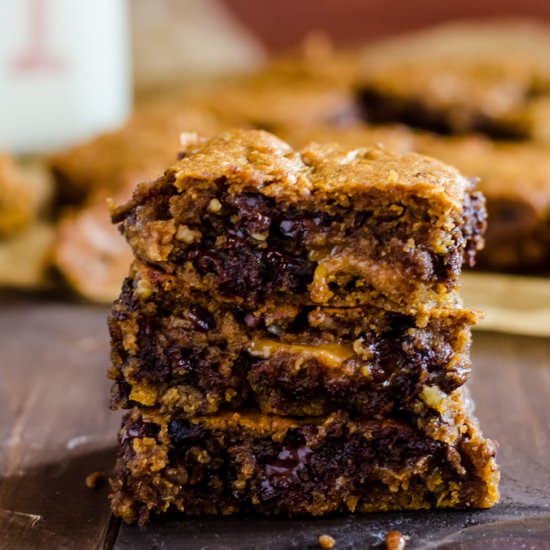 Chocolate Chunk Pumpkin Blondies