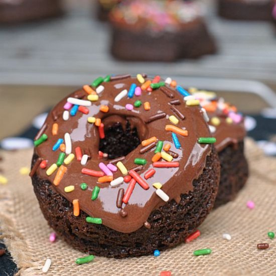 Double Chocolate Donuts