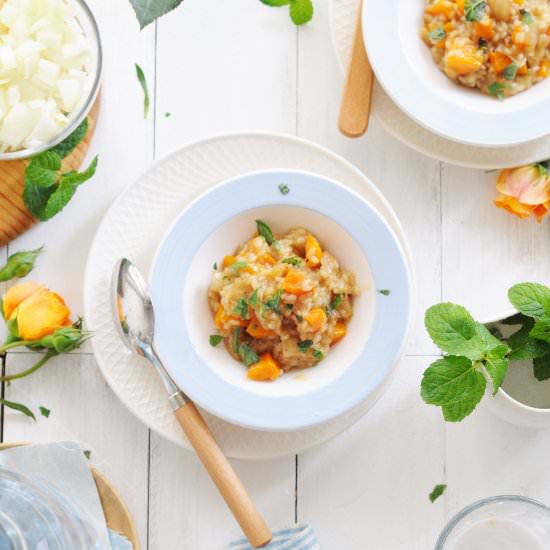 Roasted Pumpkin Coconut Risotto