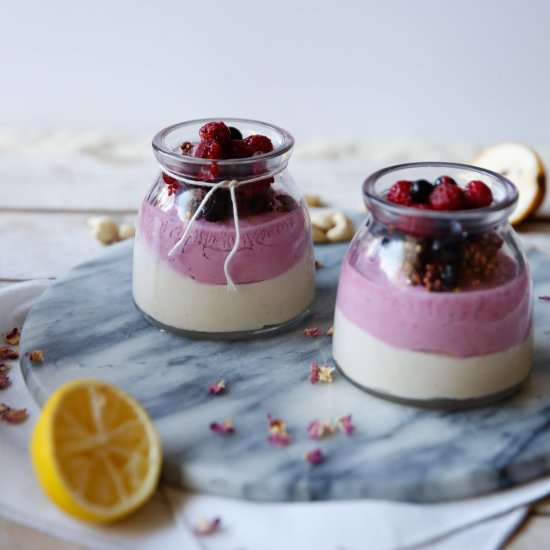 Raw Vanilla & Berry Cheescake Jar