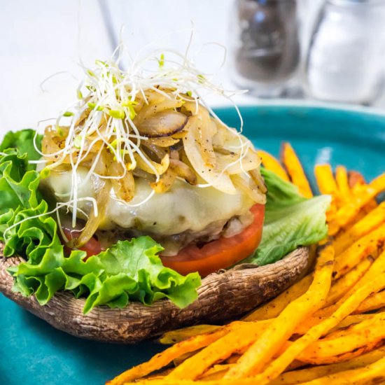 Low Carb Mushroom Burger