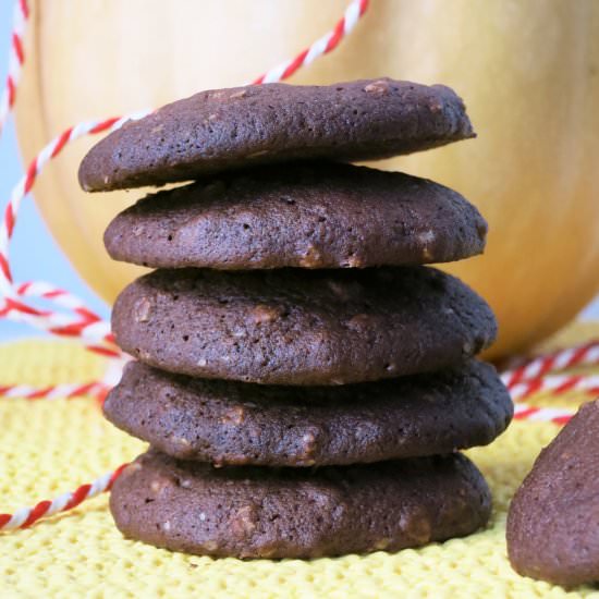 Pumpkin Chocolate Biscuits