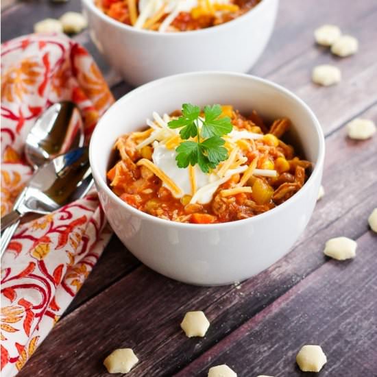 Buffalo Chicken Chili