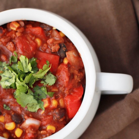 5-Minute Crockpot Chili