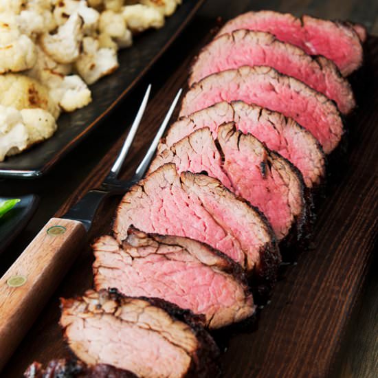 Boubon-Glazed Beef Tenderloin