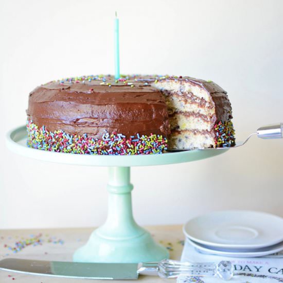 All-Natural Funfetti Cake