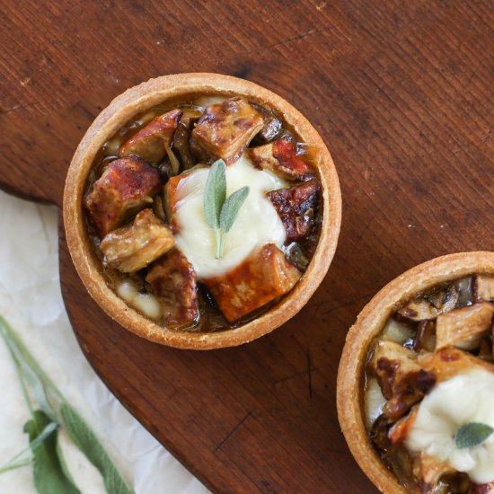 Lobster Mushroom Tarts