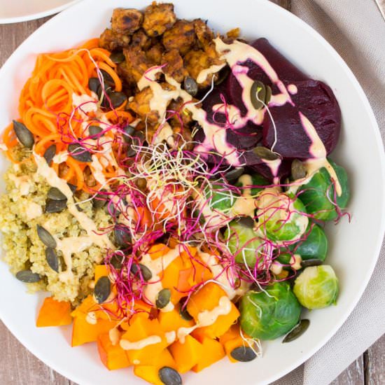 Fall Buddha Bowl with Quinoa