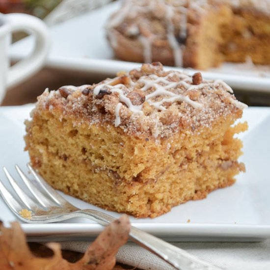 Spiced Pumpkin Coffee Cake