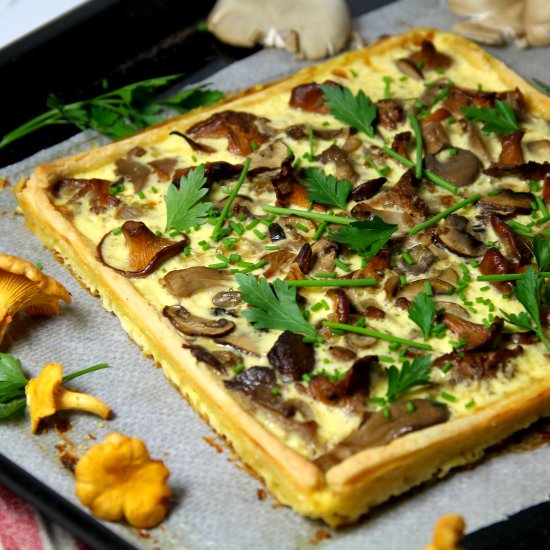 Mushroom Quiche