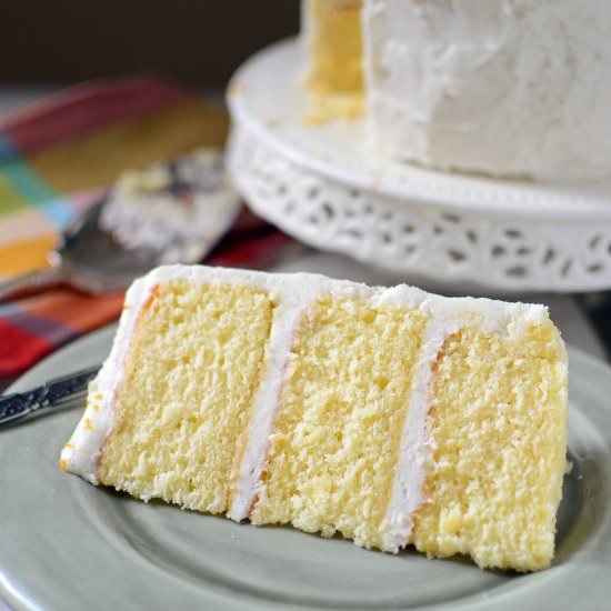 Orange Cake with Cardamom Frosting