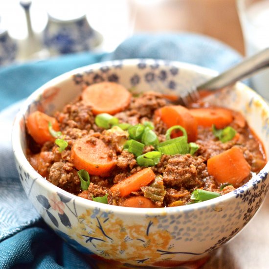 Texas Slow Cooker Beef Chili