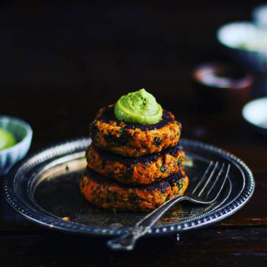 Sweet Potato Kale Quinoa Patties