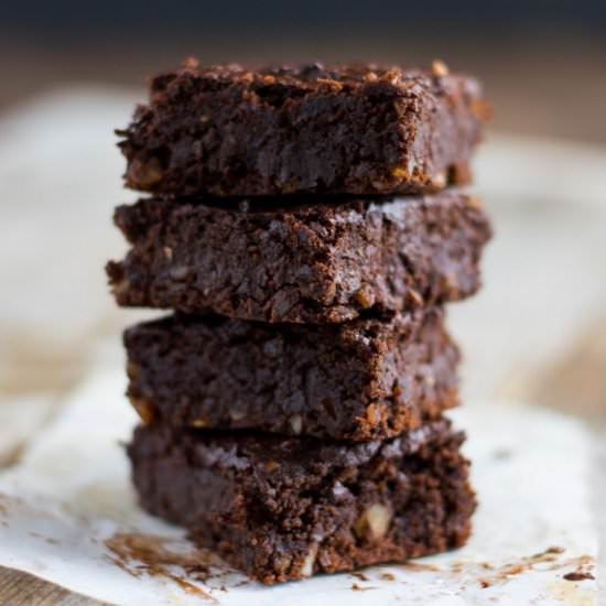 Fudgy Adzuki Bean Brownies