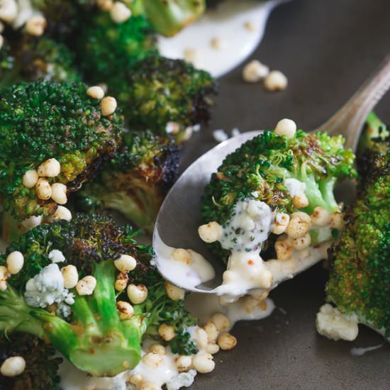 Girl and the Goat Grilled Broccoli