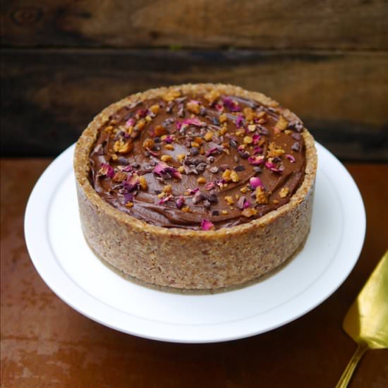 Chocolate Caramel Nut Pie