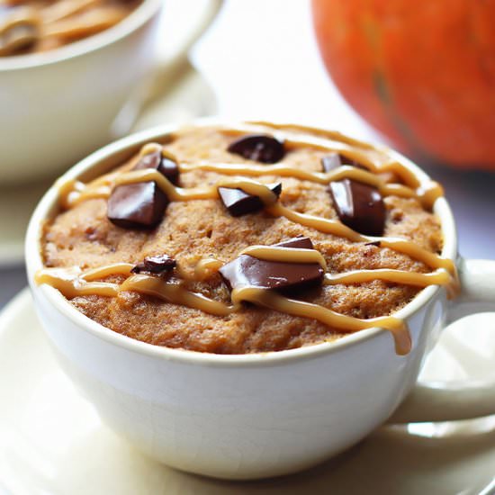 1-Minute Pumpkin Spice Mug Cake