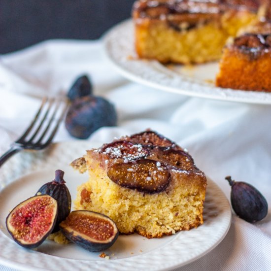 Fig, Honey, and Almond Cake