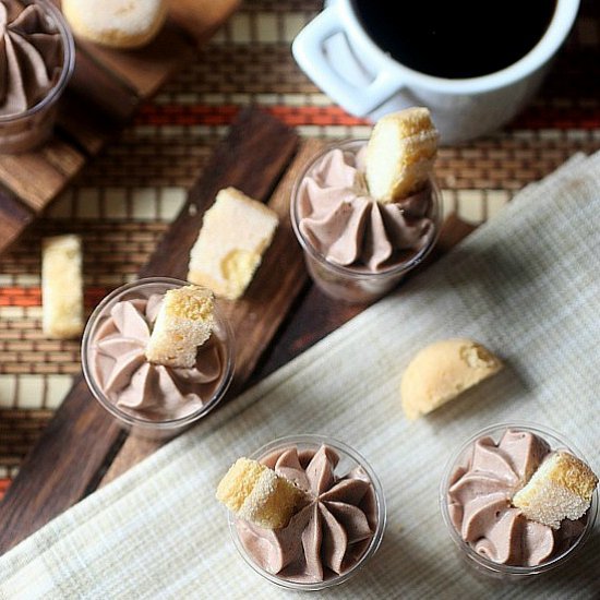 Easy Boozy Cocoa Tiramisu Minis