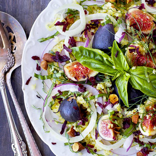 Fig Feta Quinoa Salad