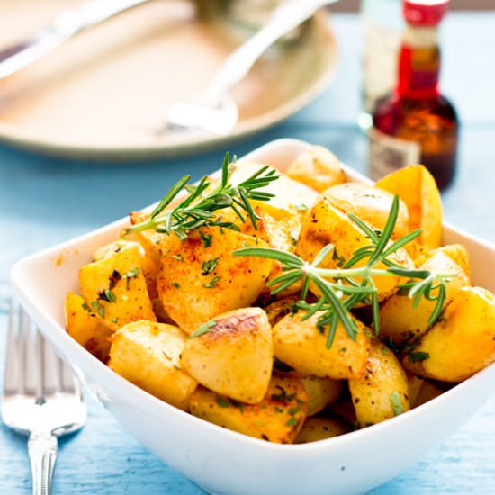 Rosemary Garlic Roasted Potatoes