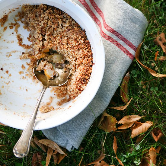 Pear & Pecan Crumble