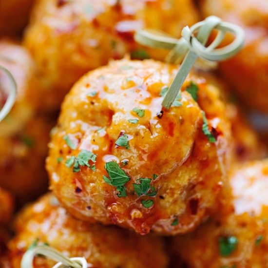 Firecracker Chicken Meatballs