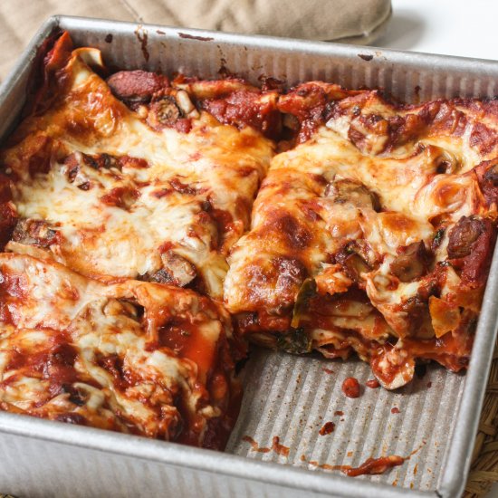 Mushroom Lasagna