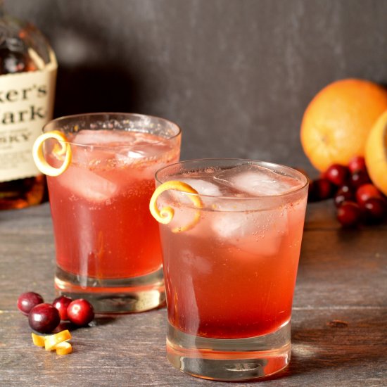 Cranberry Bourbon Smash