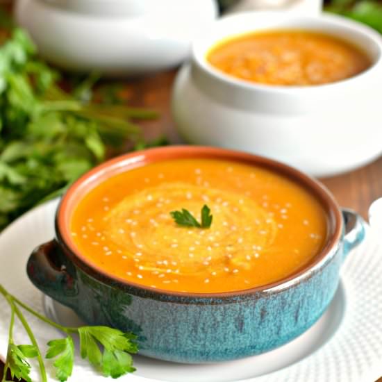 Butternut Sweet Potato Soup