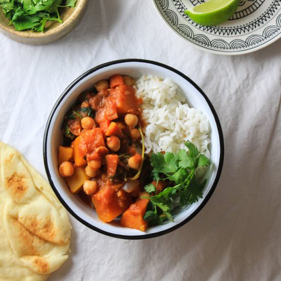 Moroccan Pumpkin & Chickpea Stew