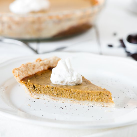 Pumpkin Coffee Pie