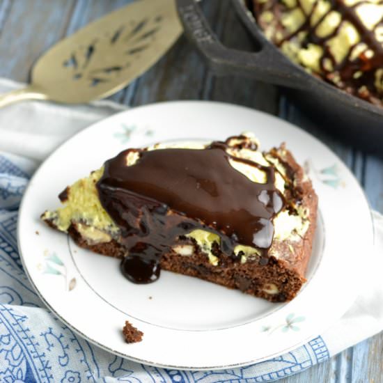 Double Chocolate Skillet Cheesecake