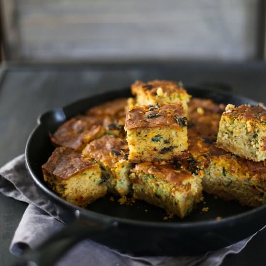 Skillet Baked Zucchini Bread