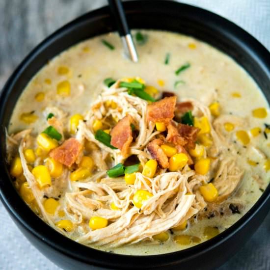 Crock Pot Chicken And Corn Chowder