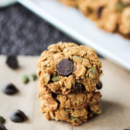 Pumpkin Chocolate Chip Cookies