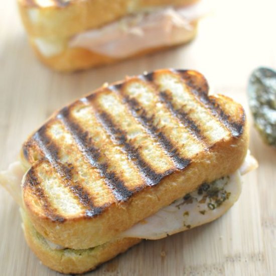 Turkey Pesto Sandwich Melts