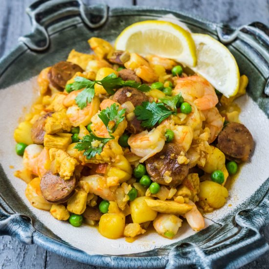 Cauliflower Paella