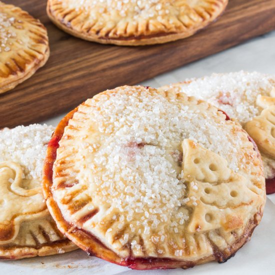 Winter Spice Raspberry Hand Pies