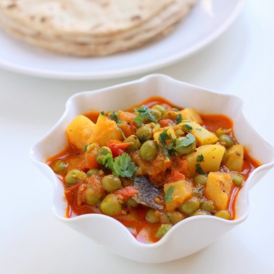 Gujarati Aloo Matar