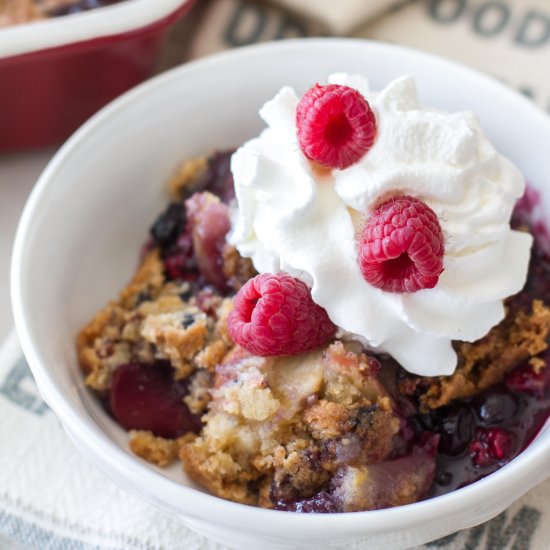 Apple Berry Cobbler